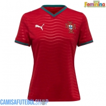 Camisa de time de futebol Portugal Replicas 1º Equipamento Feminina Mundo 2026 Manga Curta
